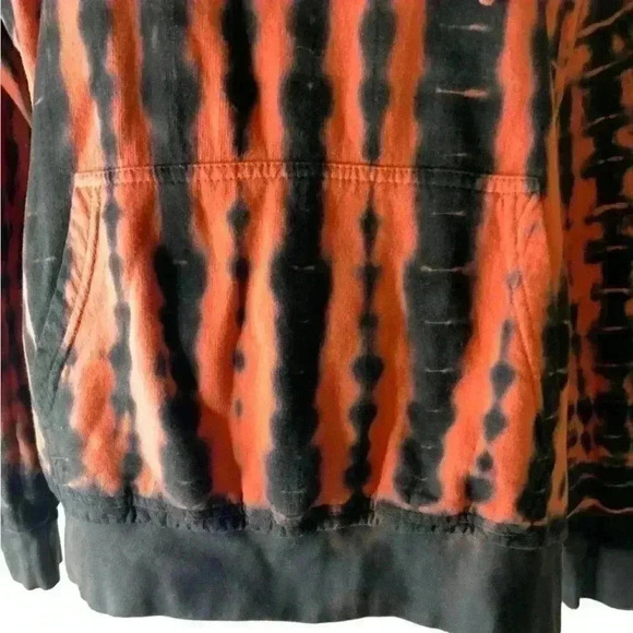 Unzipped Tie-Dye Long Sleeve Hoodie Unisex Size Medium Sweatshirt - Picture 6 of 8